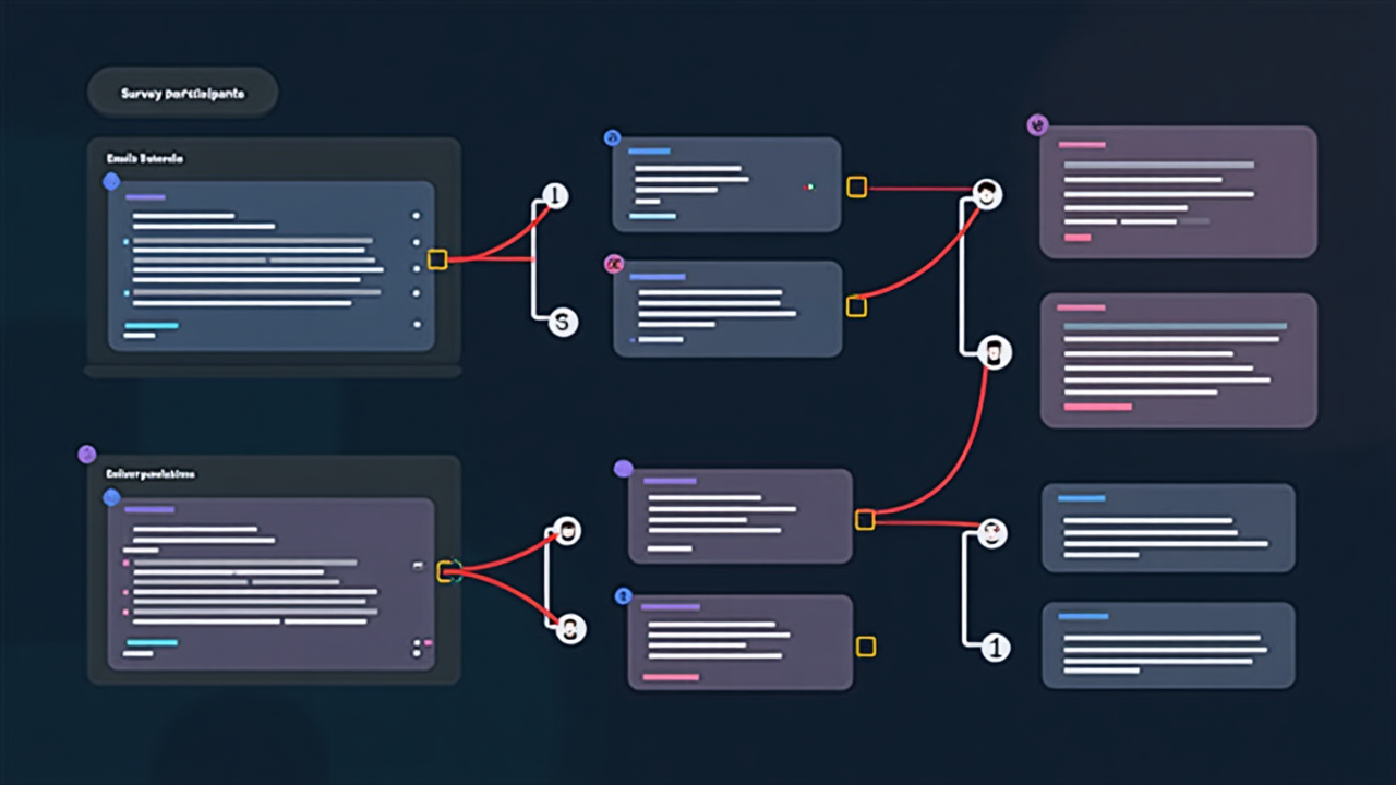 E-Mail-Integration und Kommunikationssystem für Umfragen