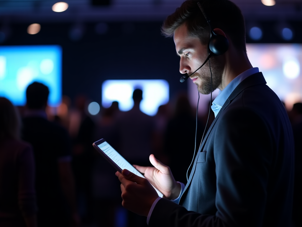 Eventmanager plant interaktive Veranstaltung